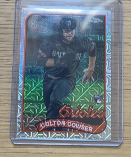 2024 Topps Series 1 1989 Topps Chrome Silver Pack #T89C-70 Colton Cowser RC — front