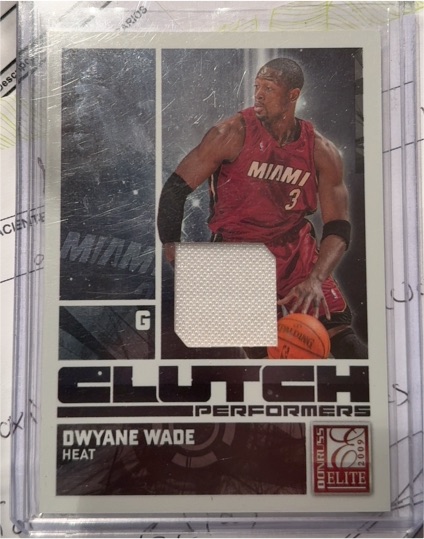 2009-10 Donruss Elite Clutch Performers Red #7 Dwyane Wade — front