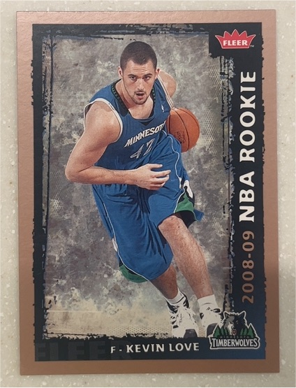 2008-09 Fleer #205 Kevin Love — front