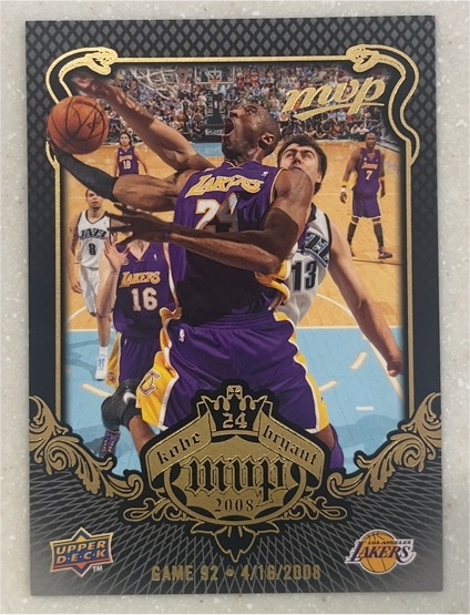 2008-09 Upper Deck MVP #KB-34 Kobe Bryant — front