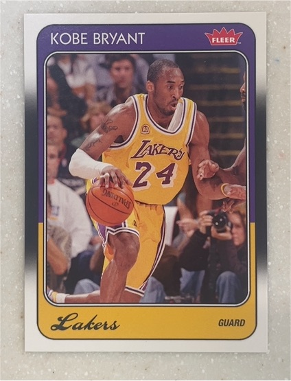 2008 Fleer #50 Kobe Bryant 1988 Retro Lakers — front