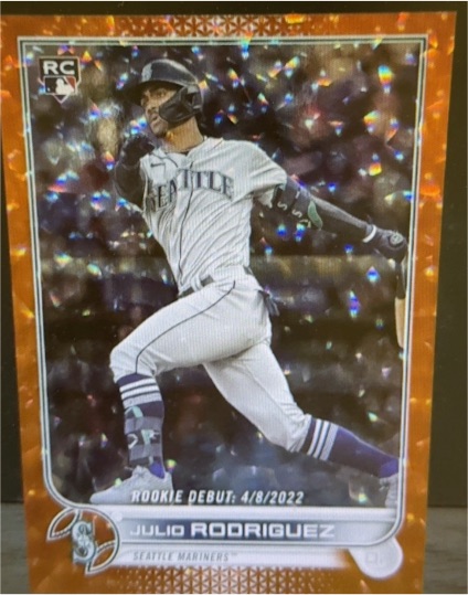 2022 Topps Chrome Update #USC165 Julio Rodriguez — front