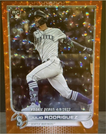 2022 Topps Chrome Update #USC165 Julio Rodriguez — front