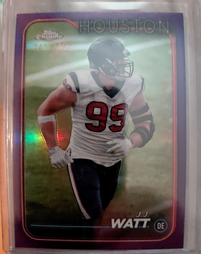 2024 Topps Chrome #82 J.J. Watt — front
