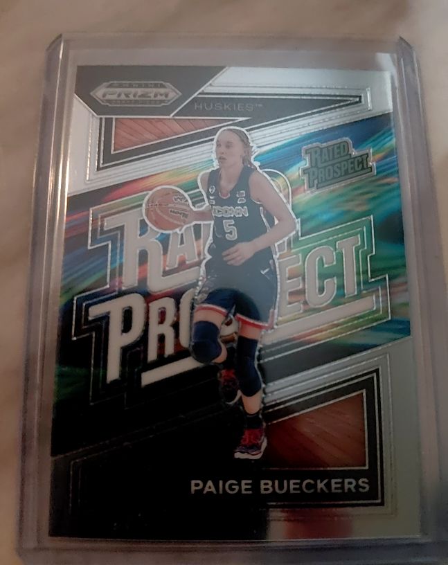 2024 Panini Prizm Draft Picks Rated Prospect #2 Paige Bueckers — front