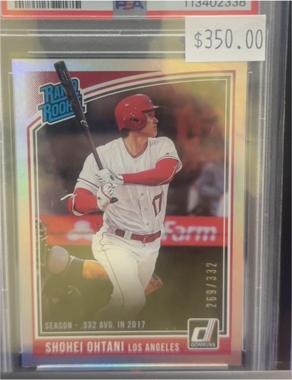 2018 Donruss #269 Shohei Ohtani — front