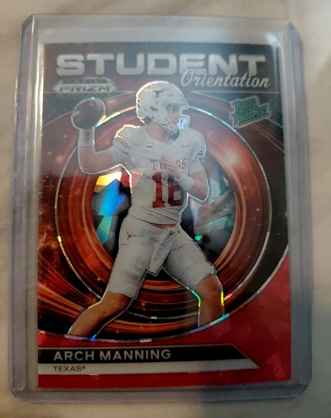 2024 Panini Prizm Draft Picks Student Orientation #SO-AM Arch Manning — front