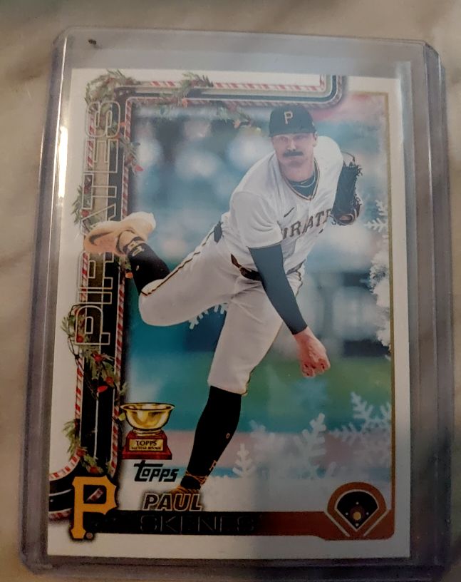 2025 Topps Holiday #H70 Paul Skenes — front