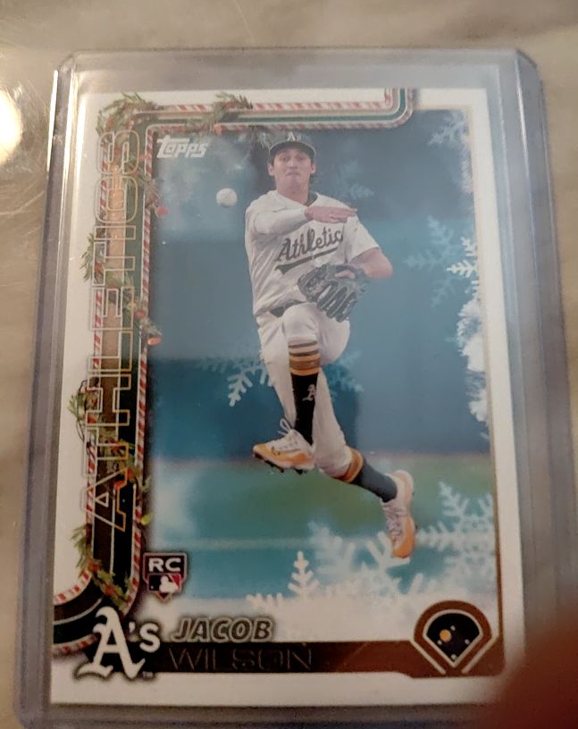2025 Topps Holiday #H4 Jacob Wilson — front