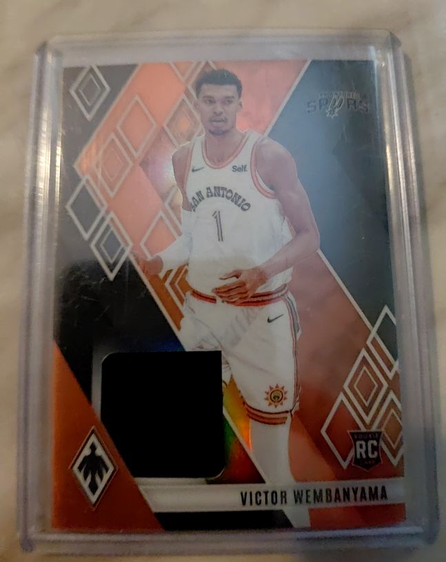 2023-24 Panini Phoenix Rookie Memorabilia #RM-WEM Victor Wembanyama — front