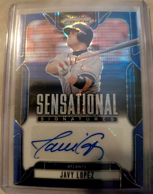 2025 Panini Prizm #SS-JL Javy Lopez Sensational Signatures — front