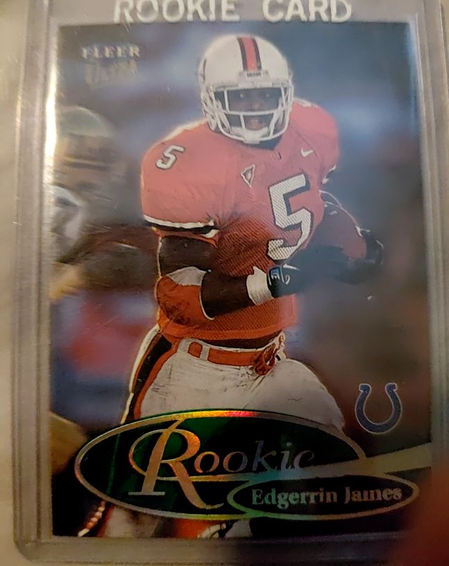 1999 Fleer Ultra #272R Edgerrin James Rookie Card — front