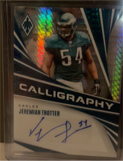 2024 Panini Phoenix Calligraphy #Jeremiah Trotter — front