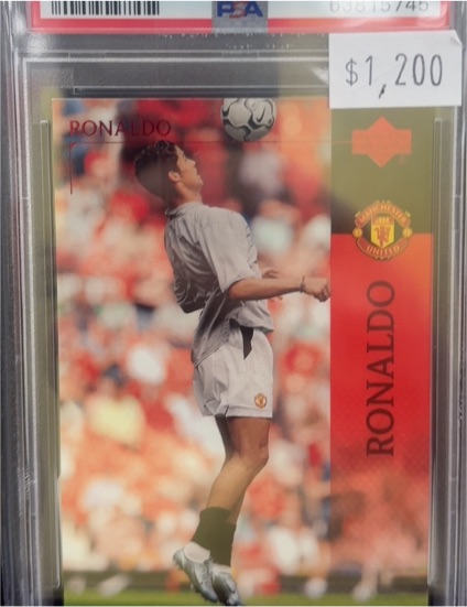 2003 Upper Deck Manchester United #14 Cristiano Ronaldo — front