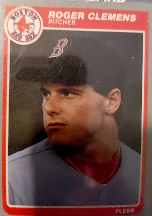 1987 Fleer Roger Clemens Boston Red Sox — front