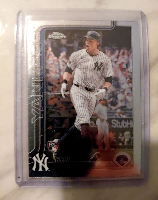 2025 Topps Chrome #139 Ben Rice — front
