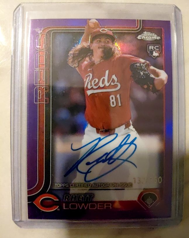 2025 Topps Chrome #RA-RL Rhett Lowder — front
