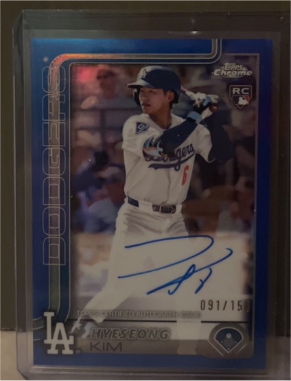 2025 Topps Chrome #RA-HYE Hyeseong Kim — front