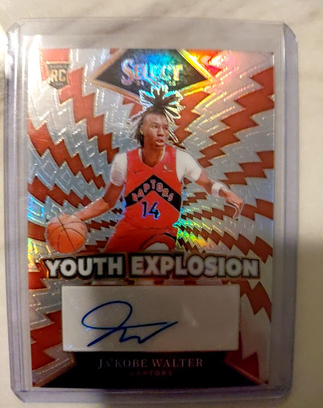 2024-25 Panini Select Youth Explosion Signatures Ja'Kobe Walter #YE-14 — front
