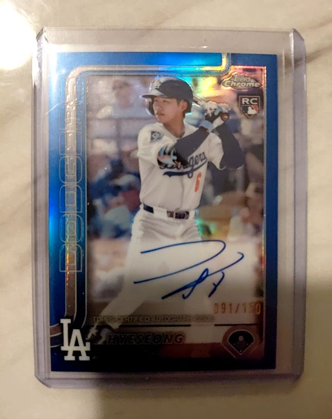 2025 Topps Chrome #RA-HK Hyeseong Kim — front