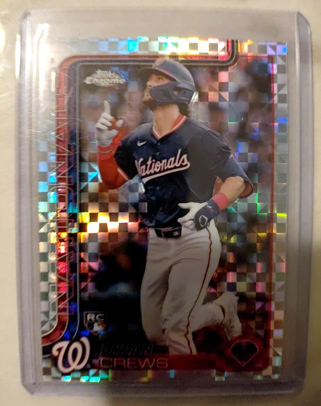2025 Topps Chrome #146 Dylan Crews — front