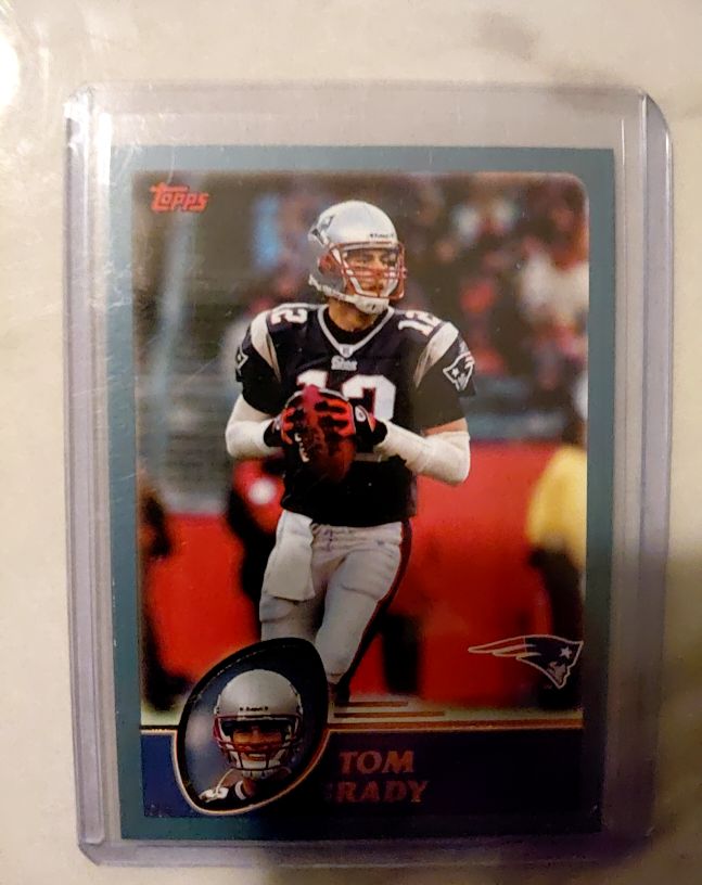 2003 Topps #258 Tom Brady — front