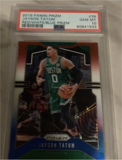 2019 Panini Prizm #39 Jayson Tatum — front