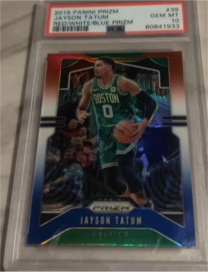 2019 Panini Prizm #39 Jayson Tatum — front
