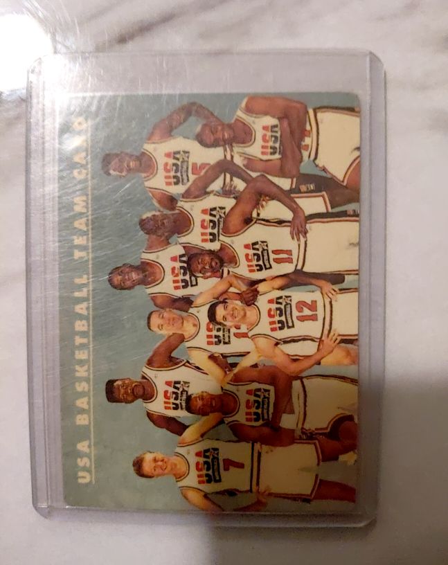 1992 SkyBox USA #NNO USA Basketball Team Card — front