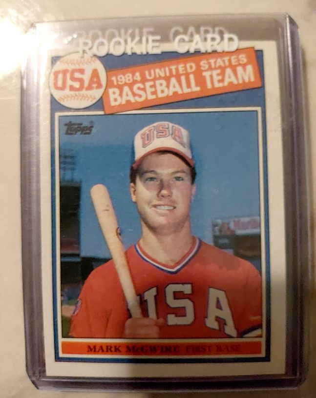 1985 Topps #401 Mark McGwire — front