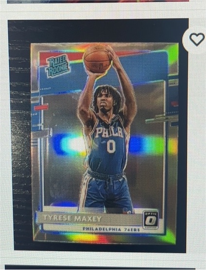 2020-21 Panini Donruss Optic #171 Tyrese Maxey — front