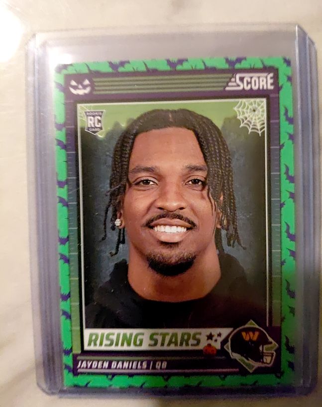 2024 Panini Score-A-Treat #26 Jayden Daniels Rising Stars — front