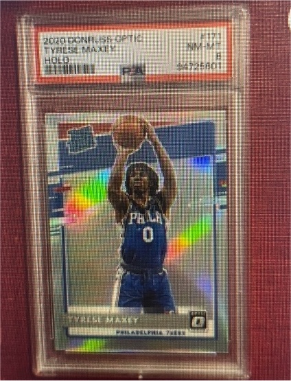 2020 Panini Donruss Optic #171 Tyrese Maxey — front