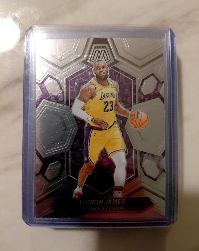 2023-24 Panini Mosaic #92 LeBron James — front