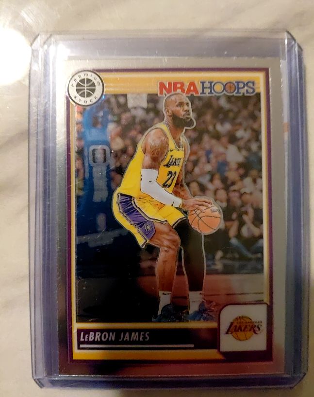 2023-24 Panini NBA Hoops Premium Stock #149 LeBron James — front
