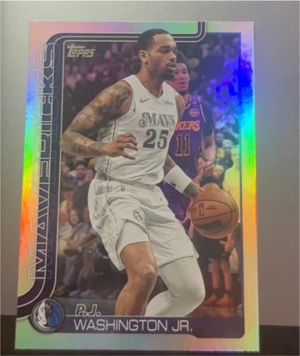 2025-26 Topps #173 P.J. Washington Jr. — front