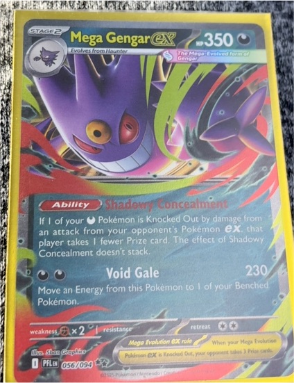 2025 Pokémon Mega Gengar ex #056/094 — front