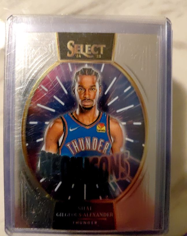 2024-25 Panini Select Neon Icons #10 Shai Gilgeous-Alexander — front