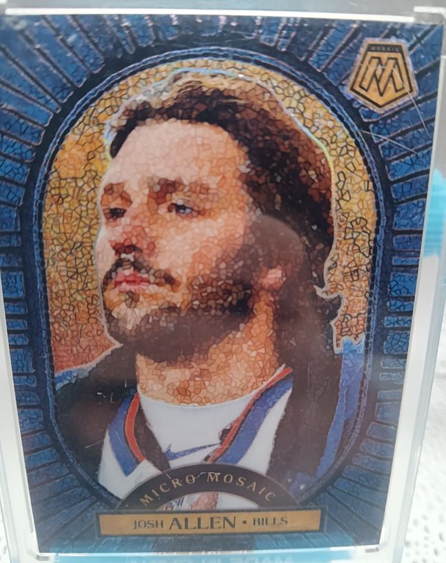 2025 Panini Mosaic #24 Josh Allen Micro Mosaic — front
