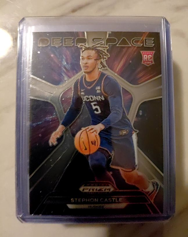 2024 Panini Prizm Draft Picks Deep Space #15 Stephon Castle — front
