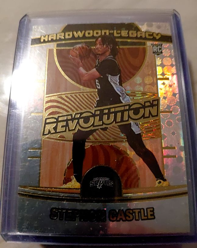 2024-25 Panini Revolution #24 Stephon Castle Hardwood Legacy RC — front