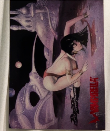 1995 Topps Visions of Vampirella #46 Vampirella Journal — front