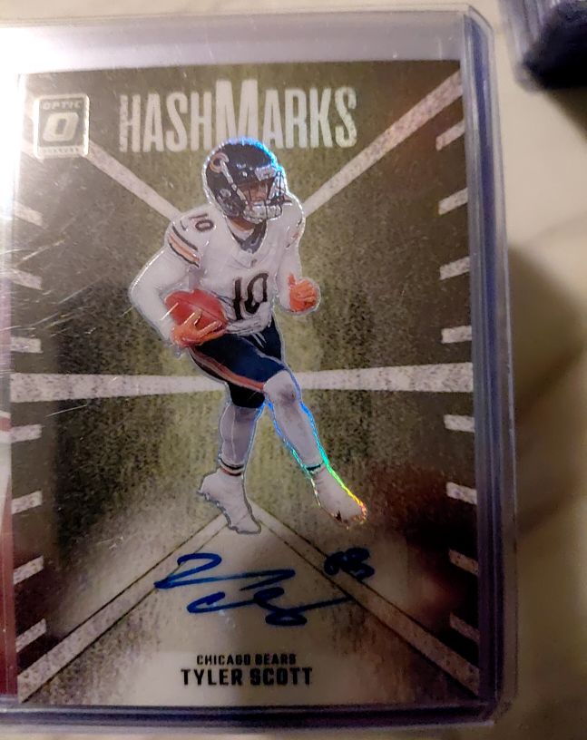 2024 Panini Donruss Optic #HM-TST Tyler Scott Hash Marks Auto Chicago Bears — front