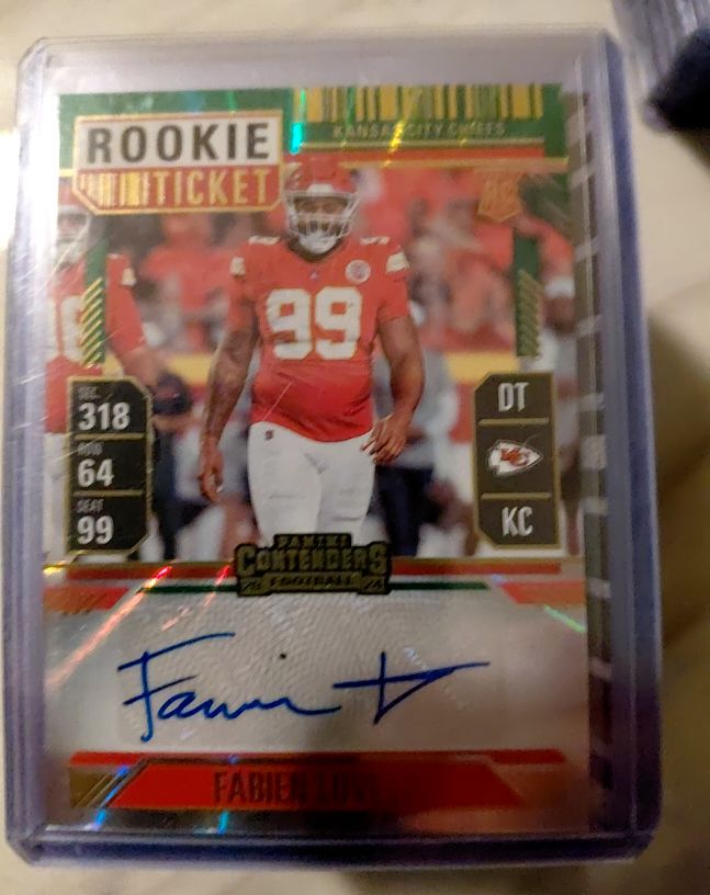2024 Panini Contenders #242 Fabien Lovett — front