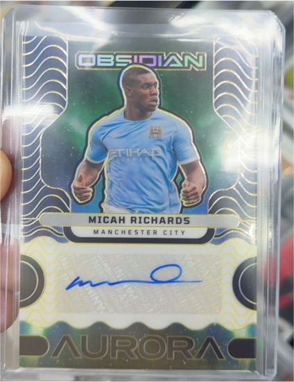 2023-24 Panini Obsidian Aurora #AA-MR Micah Richards — front