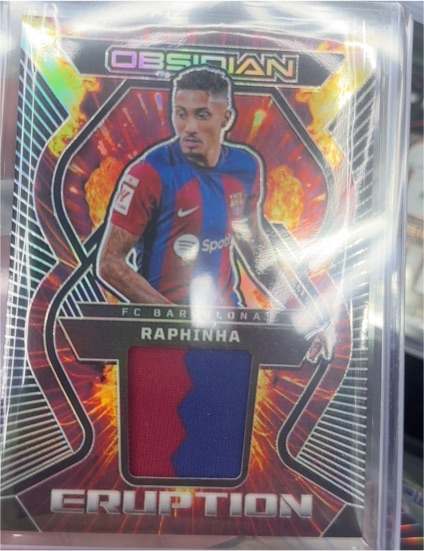 2023-24 Panini Obsidian #ER-R Raphinha — front