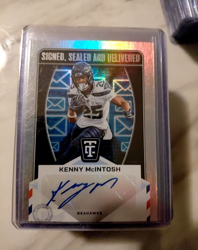 2024 Panini Totally Certified Signed Sealed And Delivered #SSD-KMH Kenny McIntosh — front