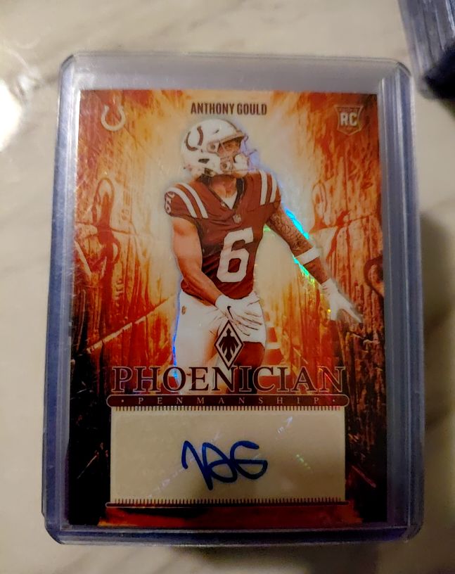 2024 Panini Phoenix Phoenician Penmanship #PRP-AGD Anthony Gould Rookie Auto — front