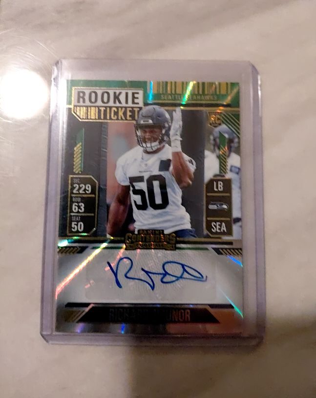 2024 Panini Contenders #255 Richard Jibunor Rookie Ticket — front