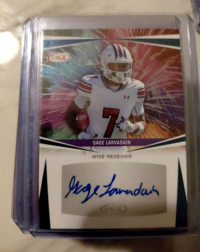 2025 Sage High Series Gold #A-GL Gage Larvadain — front